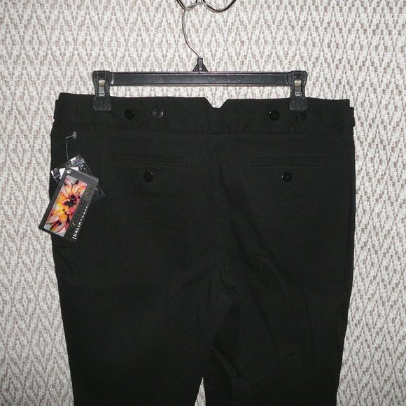 Dalia Bootcut Flare Black Pants 12 NWT - Picture 8 of 10